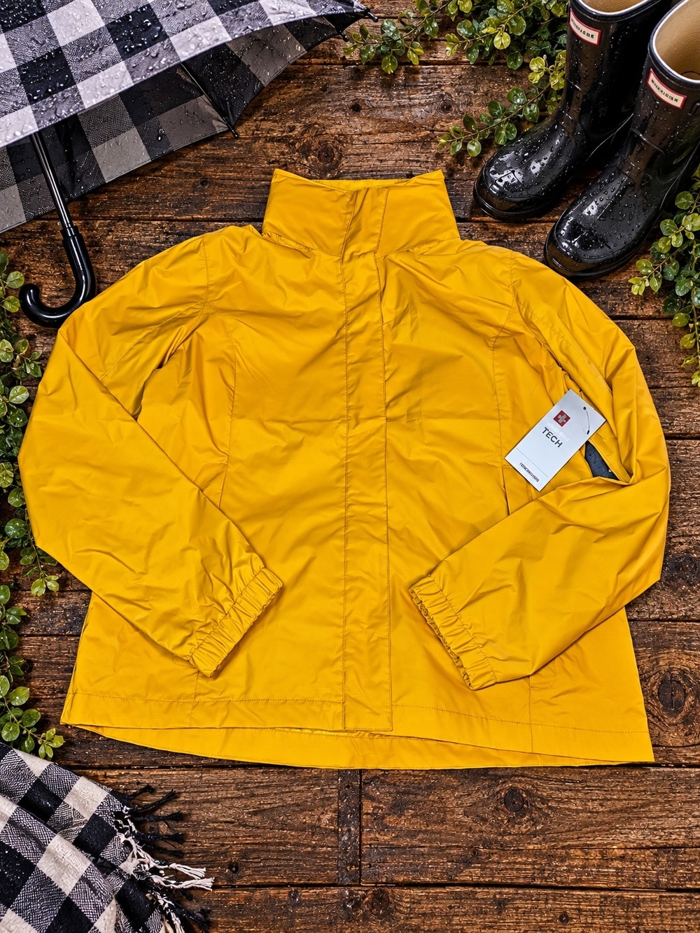 Women’s Yellow Tech Utility Jacket